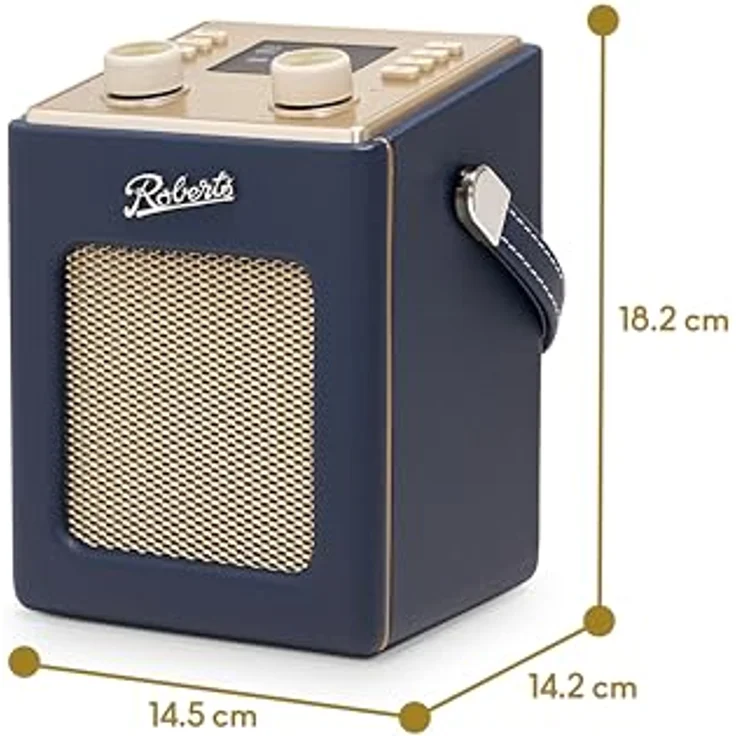 Roberts Revival Mini 2 DAB+ Radio, DAB+, DAB, FM, Bluetooth, tragbares Radio, Blau – Bild 6