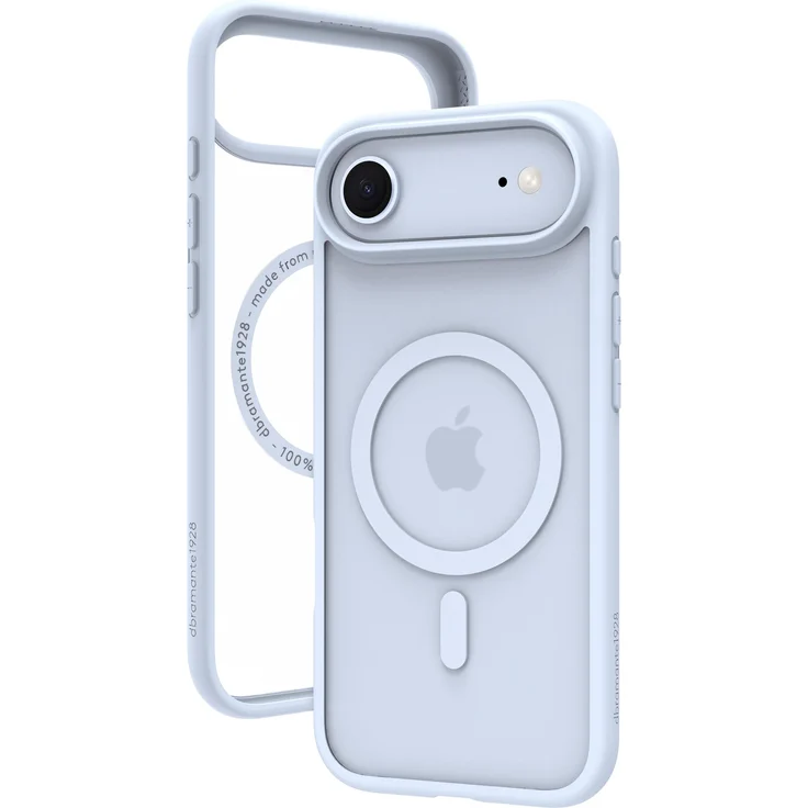 dbramante1928 Grenen MS - iPhone 17 Air - Sky, MagSafe Bumper Case mit 2 m Stossschutz, Blau