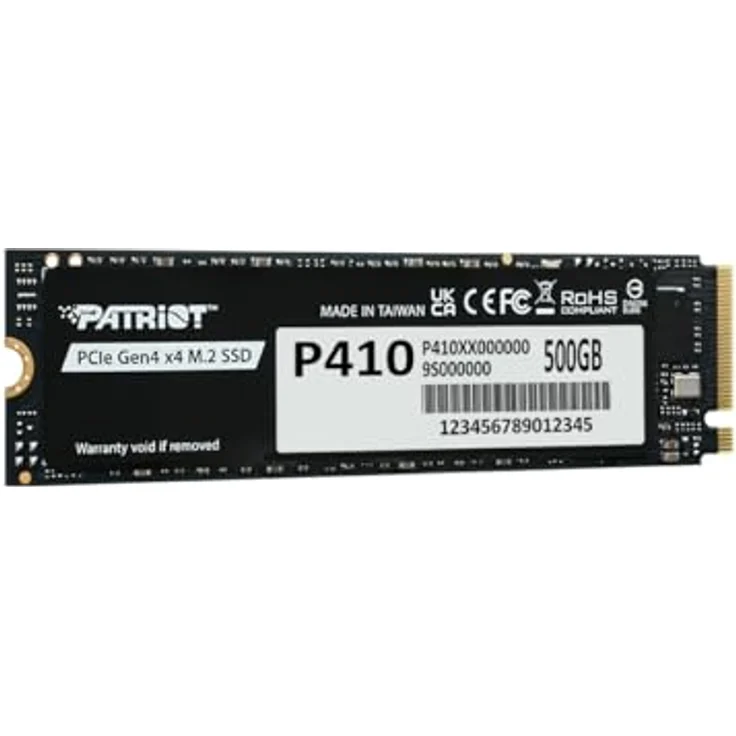 Patriot Viper P410, 500GB M.2 SSD PCIe 4.0 mit 5000 MB/s Leserate, ohne Heatsink – Bild 2