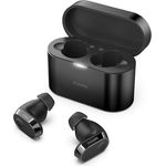 Philips Audio Fidelio T2 Noise Cancelling True Wireless In-Ear Bluetooth Kopfhörer - Hervorragende Gesprächsqualität, kompatibel mit Sprachassistent und bis zu 40 Stunden Musikwiedergabe - Schwarz