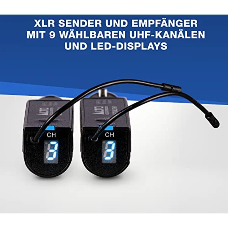 Alto Professional Stealth 1 - Mono UHF XLR drahtloses Audiosystem, Sender und Empfänger für aktive Lautsprecher, Mischpulte und dynamische Mikrofone – Bild 3