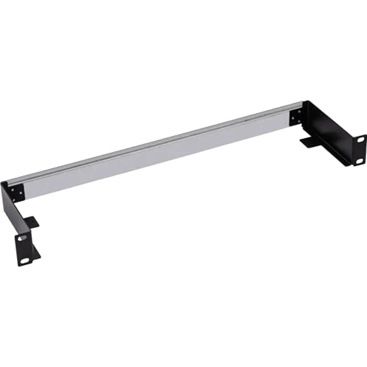 InLine Hutschiene 1HE für 19"-Rack, flexible Montage für horizontalen oder vertikalen Einbau, robuste Stahlkonstruktion, Modell 19106C – Bild 2