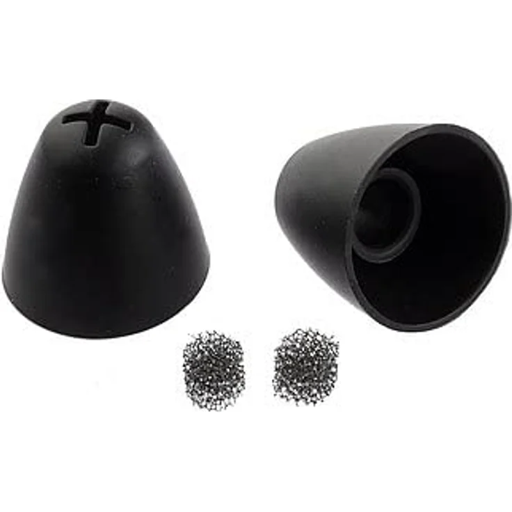 Sennheiser RS 5200 / RS 5000 / RS 2000 / Set 860 / Set 880 Ohrpolster mit Cerumenfiltern aus Silikon - Schwarz (1 Paar)