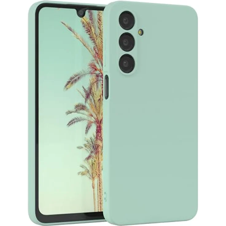 EAZY CASE Silikonhülle für Samsung Galaxy A16 5G, stoßfest und dünn mit Kameraschutz, Mint Grün – Bild 1