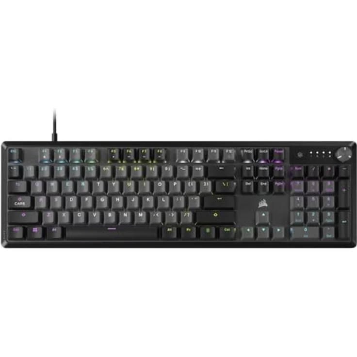 Corsair K70 CORE RGB Clavier USB QWERTY Allemand Gris – Bild 1