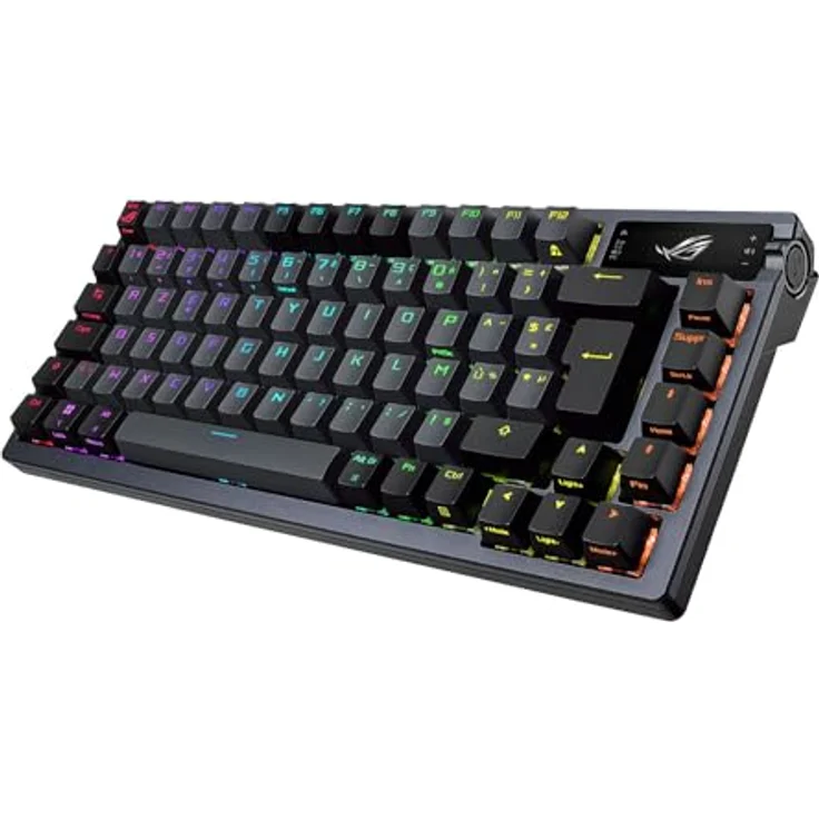 Asus Rog Azoth Tastatur One Size, Premium gaming Tastatur mit RGB, schwarz – Bild 2