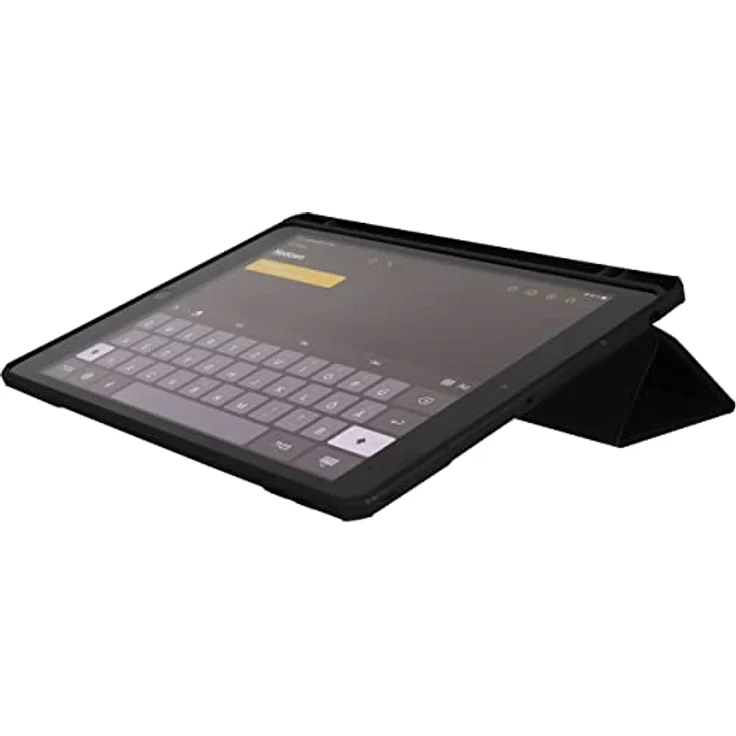 JT Berlin Schutzhülle für Apple iPad 10.2 Zoll Hülle (9. Generation 2021) - [Wake/Sleep Funktion, Apple Pencil Fach, Standfunktion, Verstärkte Ecken] schwarz (transparent) durchsichtig – Bild 4