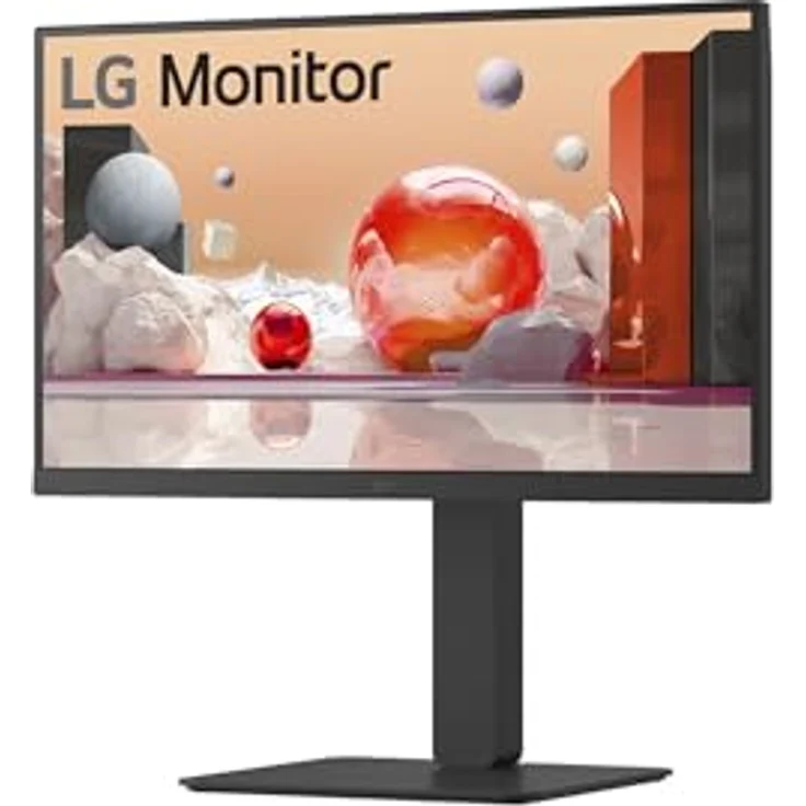 LG 24BA850-B.AEU 60.47 cm (23.8") FHD 16:9 IPS HDMI/DP/USB-C Monitor LS Pivot 100Hz – Bild 3