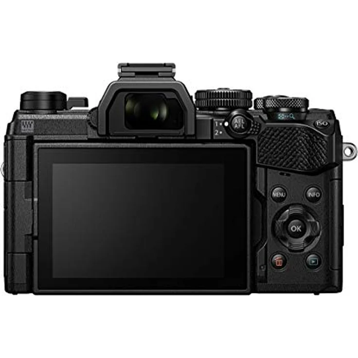 Olympus OM-D E-M5 Mark III Micro Four Thirds Systemkamera Gehäuse, 20 MP Sensor, 5-Achsen Bildstabilisator, leistungsstarker Autofokus, elektronischer OLED Sucher, 4K-Video, WLAN, Bluetooth, schwarz – Bild 4