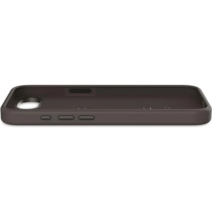 Decoded Silikon Hülle für iPhone 16e, Premium Soft-Touch, MagSafe-kompatibel, antibakterielle Beschichtung, anthrazit – Bild 5