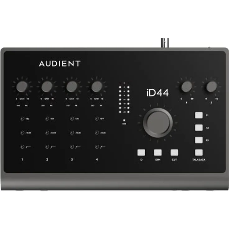 Audient iD 44 MKII, Audio-Interface mit 4 Mikrofonvorverstärkern und führenden Konvertern