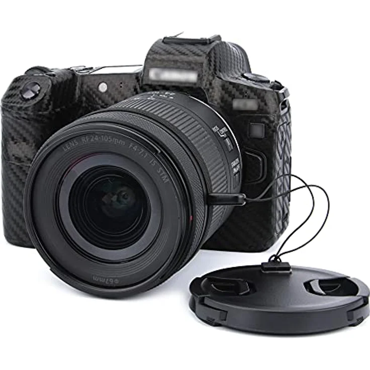 PROfezzion 2 Stück 67mm Objektivdeckel mit Halteband Kordel für Canon EOS R, RP, R6, R6II, 90D, 80D, 70D - Hochwertiger Schutz und praktischer Deluxe-Objektivkappenhalter – Bild 5