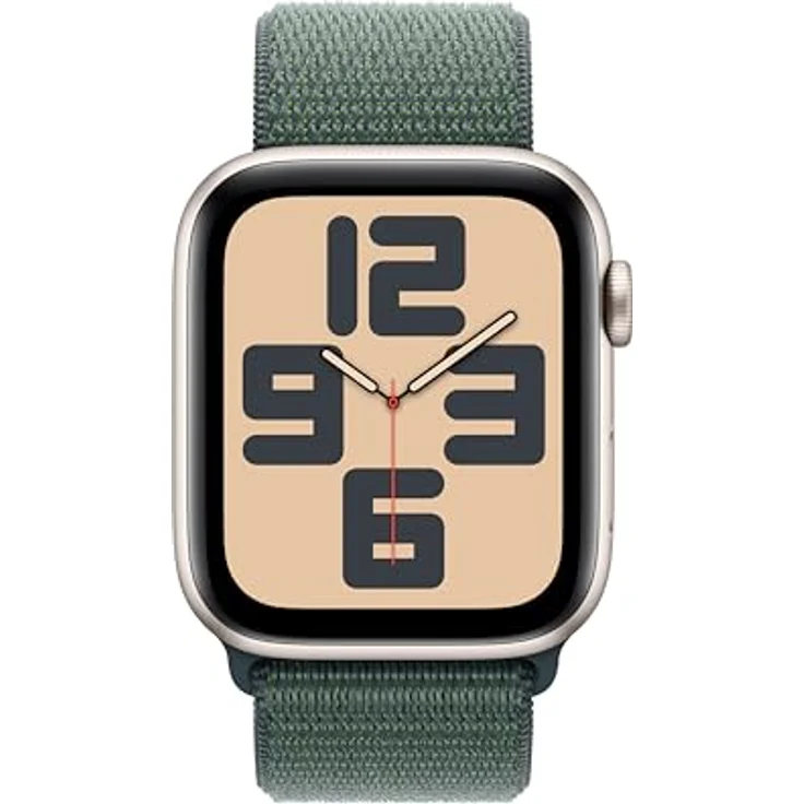 Apple Watch SE (2. Generation) GPS 44 mm Smartwatch in Polarstern und Seegrün, Fitness und Schlaftracker, Unfallerkennung, Retina Display, CO₂ neutral. – Bild 2