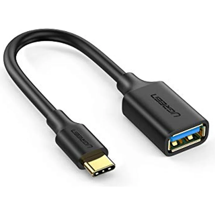 UGREEN Type-C USB 3.0 Konverter Adapter schwarz 150mm – Bild 2