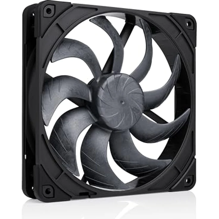 Noctua NF-A14x25 G2 PWM chromax.black, 140mm Premium-Gehäuselüfter mit revolutionärer Kühlleistung, 4-Pin, Schwarz – Bild 1
