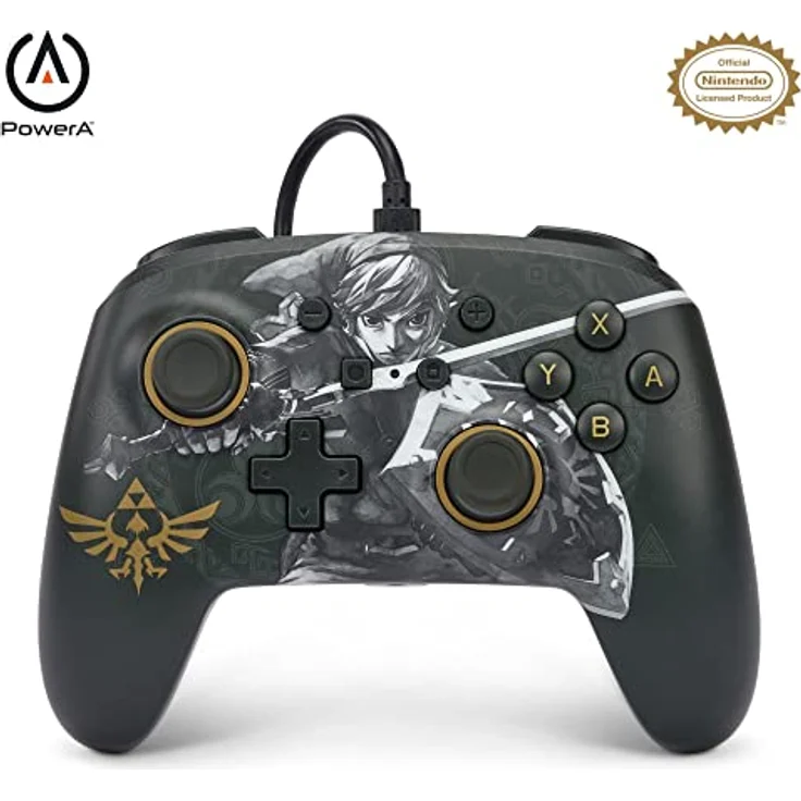 PowerA Verbesserter kabelgebundener Controller für Nintendo Switch – Battle-Ready Link – Bild 1