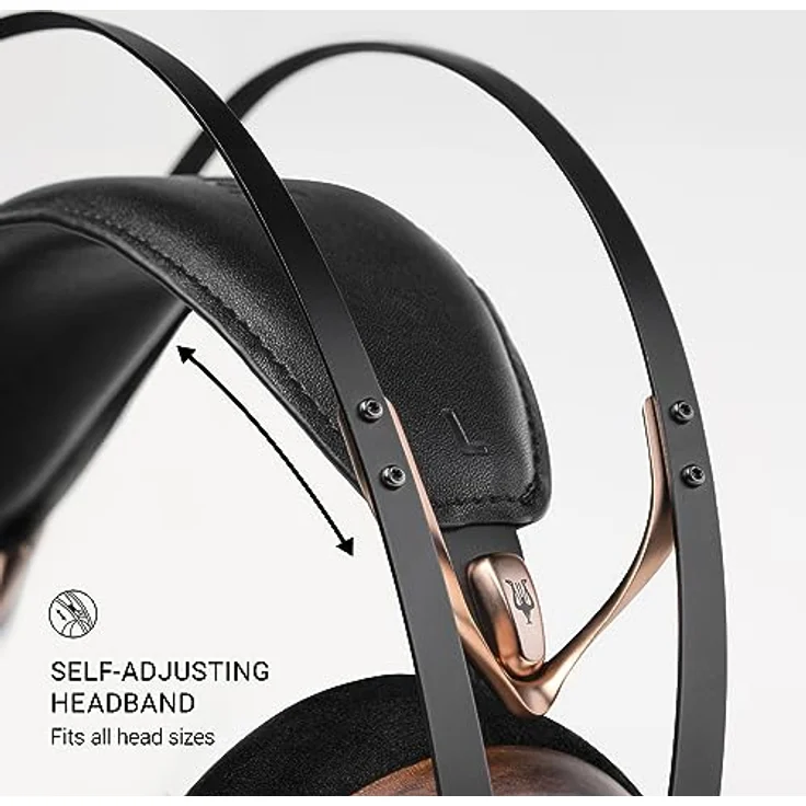 Meze Audio 109 Pro, Over-Ear HiFi Kopfhörer mit offenem Design, 50 mm Treiber, schwarz – Bild 4
