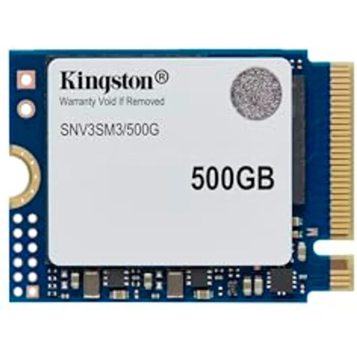 Kingston NV3 NVMe PCIe 4.0 Interne SSD 500GB M.2 2230, hohe Lese-/Schreibgeschwindigkeit bis zu 6000/5000MB/s, ideal für dünne Laptops und Gaming-Systeme – Bild 1
