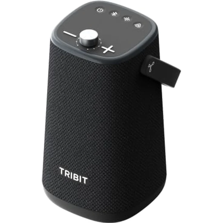 Tribit StormBox Max Tragbarer Bluetooth Lautsprecher, 60 W, 360°-Klang, IP68-Wasserdicht, XBass 2.0, Bluetooth 6.0, 20 Stunden Akkulaufzeit, TWS-Kopplung für Outdoor-Aktivitäten, schwarz – Bild 1