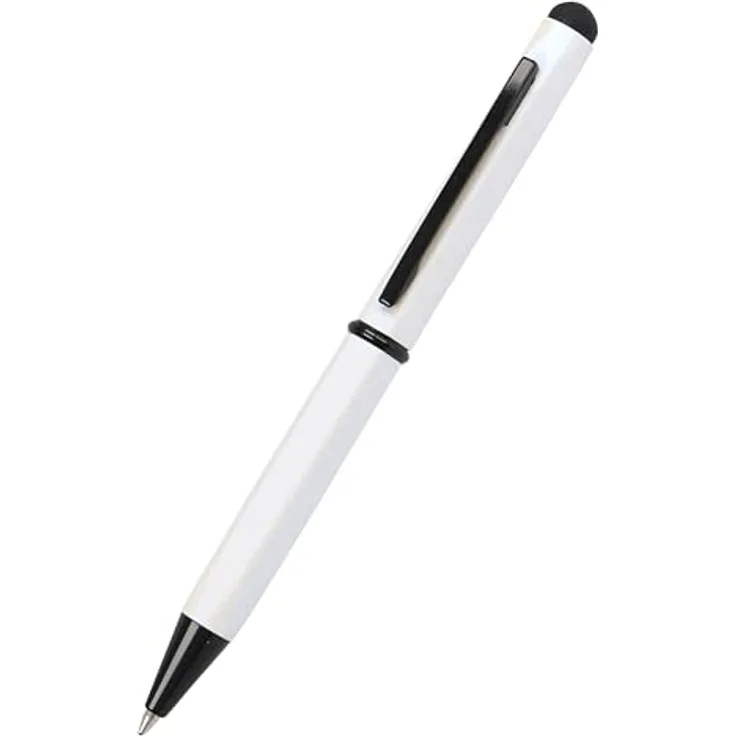ONLINE Kugelschreiber Hexagon Stylus Pearl, Metall mit integrierter Stylus-Spitze, blau