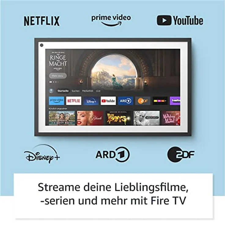 Amazon Echo Show 15+ (Amazon Alexa), Smart Speaker, Schwarz – Bild 2