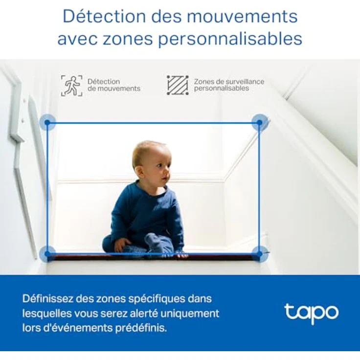 TP-Link Tapo C230, Pan/Tilt AI Home Security Wi-Fi Kamera mit 88° Blickwinkel, Weiß – Bild 8