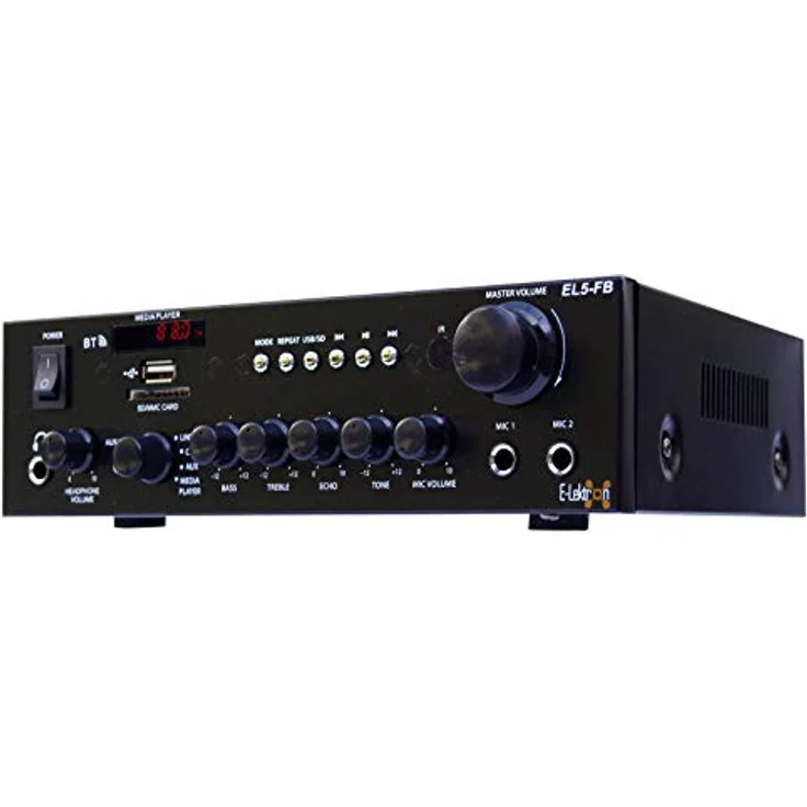 E-Lektron EL5-FB Audioverstärker (Anzahl Kanäle: 2, 35,00 W, FM Radio) – Bild 3