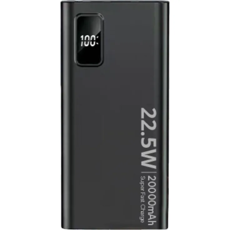 SiGN Super Powerbank 20000mAh, 22,5W - Schwarz