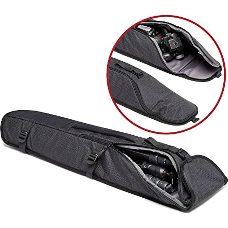 Manfrotto PRO Light Tough Stativtasche, für Manfrotto Tough Hartschalenkoffer, mit Abnehmbarem Gepolstertem Schultergurt, mit Erweiterbarem Design, Wasserabweisend – Bild 4
