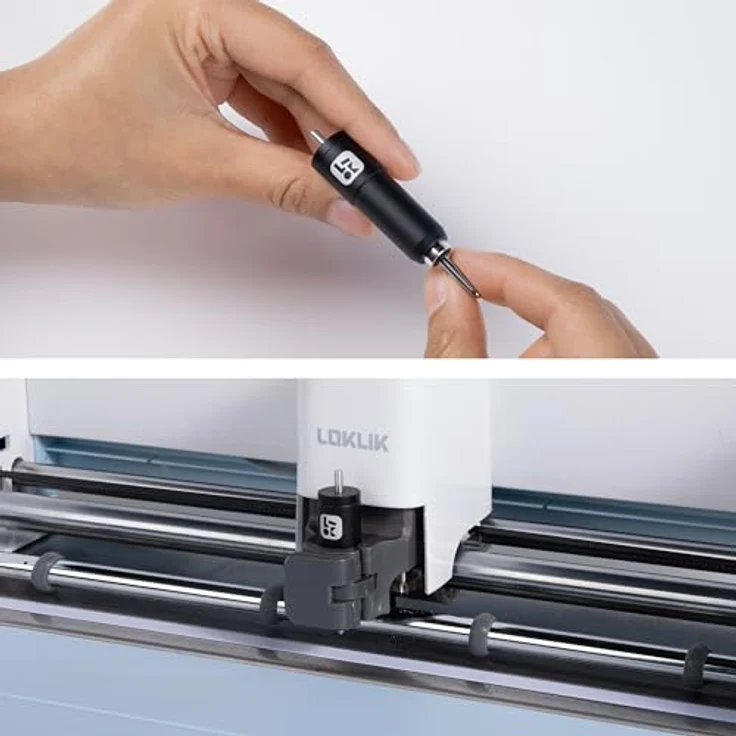 Loklik iCraft™ Folien-Transfer-Kit, Set für luxuriöse Foliendekorationen mit austauschbaren Spitzen für feine, mittlere und dicke Linien – Bild 4