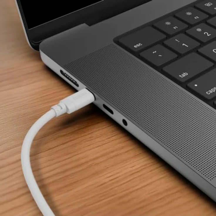 Hama USB-C auf USB-C Ladekabel, 2 m, 60 W, Weiß – Bild 5