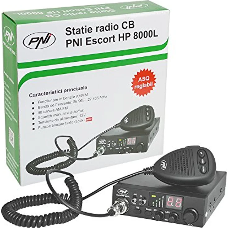 CB funkgerät Kit CB PNI Escort HP 8000L ASQ + CB-Antenne PNI ML70, Zigarettenanzünder-Stecker im Lieferumfang enthalten – Bild 3