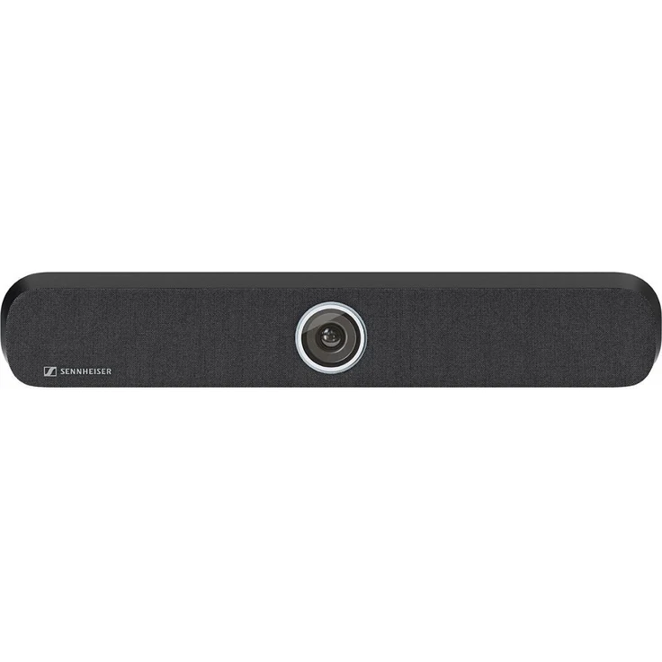 Sennheiser Teamconnect Bar S - All-in-One-Videobar für kleine Räume, 4K Ultra HD-Kamera, Beamforming-Technologie, Dante-Erweiterungsfähig, Schwarz