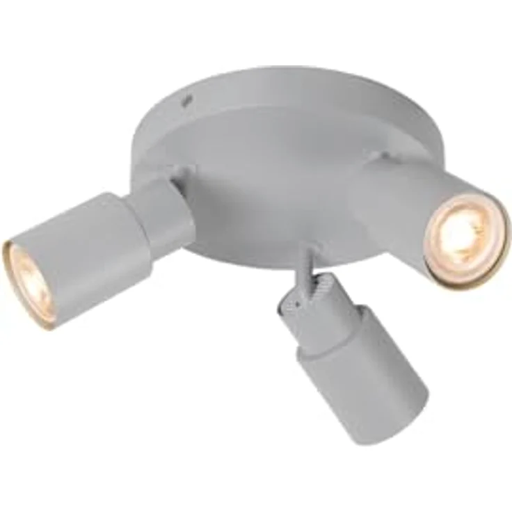 SLV PURI 2.0 TUBE, Deckenleuchte, Wandleuchte, Grau - Flexibel dreh- und schwenkbar, industrieller Look, Aluminium und Kunststoff, Erschaffung individueller Lichtakzente – Bild 1