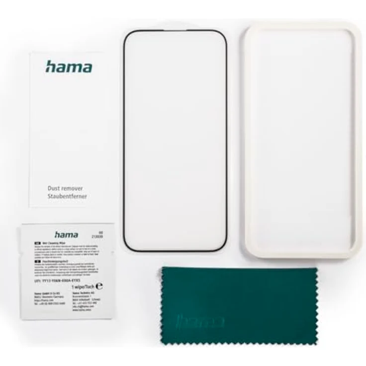 Hama Handy Schutzglas D3O für iPhone 15 Pro Max (bruchsicher, Anti-Fingerprint, Vollschutz 10H, case-friendly, kratzfest) – Bild 3