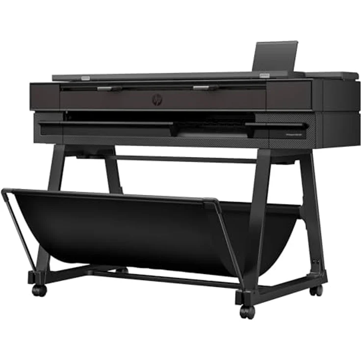 HP DesignJet T850 91 cm (2Y9H0A) Großformatdrucker, 2400x1200 dpi, 90 A1-Drucke/Stunde, Wi-Fi, Ethernet, USB, Schwarz – Bild 2