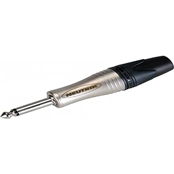 Neutrik NP2XL Klinkenstecker, bis 10 mm Kabeldurchmesser, 2-polig, 6.35 mm
