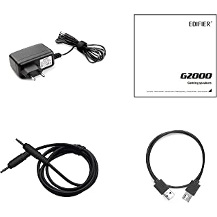 Edifier Aktivboxen G2000 2.0 Bluetooth Gaming RGB weiß – Bild 6