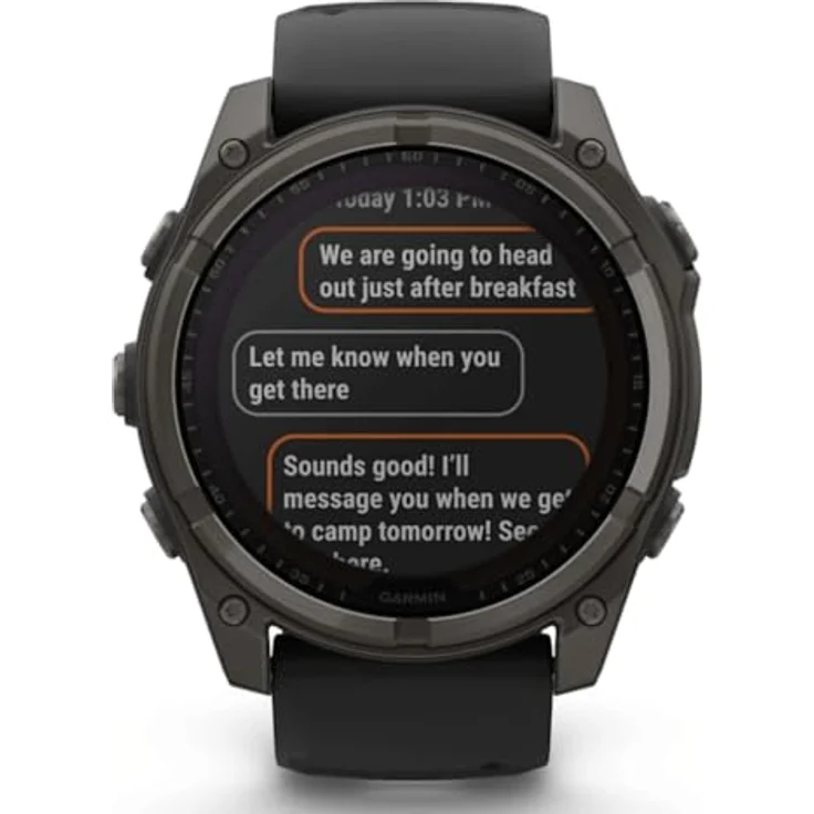 Garmin Fenix 8 Smartwatch, AMOLED-Display, Titan-Lünette, 24/7 Gesundheitsüberwachung – Bild 6