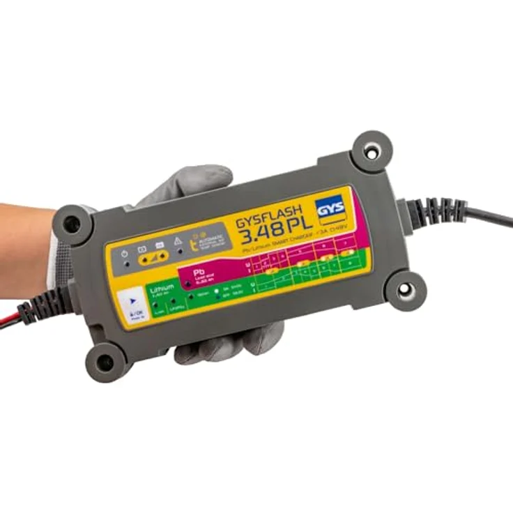 GYS Ladegerät GYSFLASH 3.48 PL, Akkuladegerät mit 5 Lademodi für 48-V-Batterien, Winter-/AGM-Modus, CAN-BUS-Kompatibilität – Bild 2