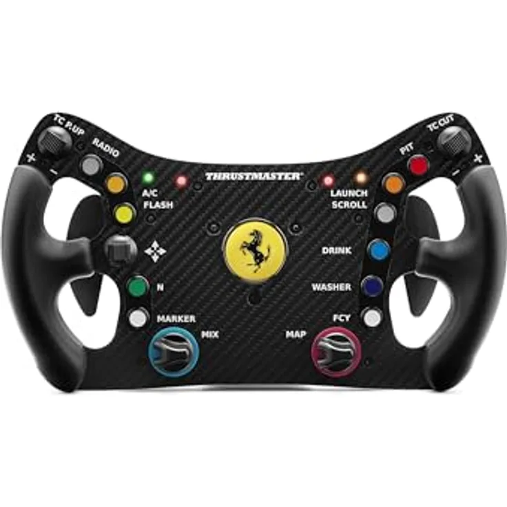 Thrustmaster Ferrari 488 GT3 Wheel Add-On, Rennlenkrad, PC, PS5, PS4, Xbox Series X|S, Xbox One, Offiziell Lizenziert von Ferrari