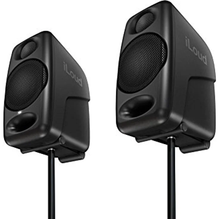 iLoud Micro Monitor Black Special Edition - kleinste Studio-Referenz-Monitorpaar weltweit, 4 Class-D-Endstufen, 50 Watt (RMS) bi-amped, Bassreflex, schwarz – Bild 3
