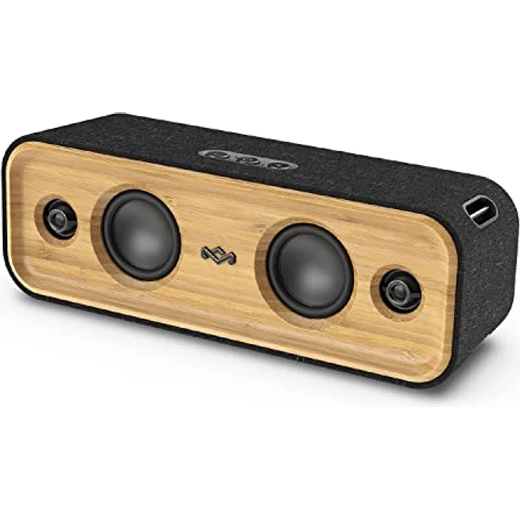 House of Marley Bluetooth-Lautsprecher Get Together 2 (20 h, Akkubetrieb), Bluetooth Lautsprecher, Gelb, Schwarz – Bild 1