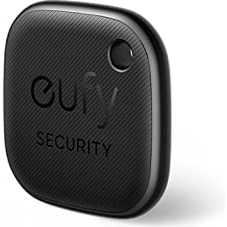 eufy Security SmartTrack Link (Schwarz, 1er-Pack) Schlüsselfinder, Kompatibel mit Apple Find My (iOS), Schlüsselfinder, Bluetooth-Tracker für Ohrhörer und Gepäck, Telefonfinder, wasserdicht.