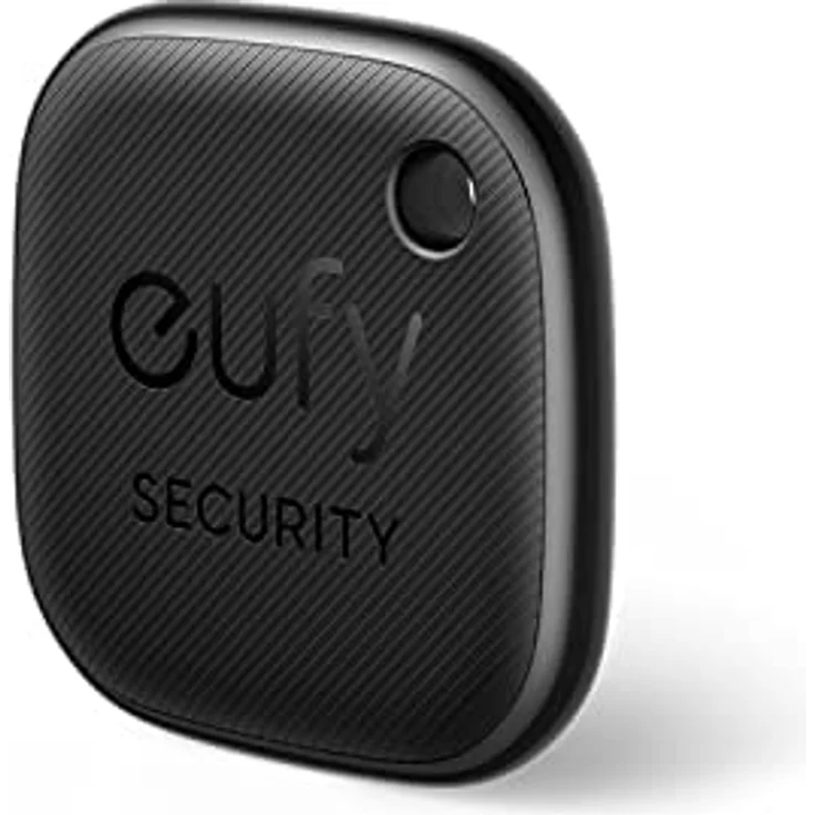eufy Security SmartTrack Link (Schwarz, 1er-Pack) Schlüsselfinder, Kompatibel mit Apple Find My (iOS), Schlüsselfinder, Bluetooth-Tracker für Ohrhörer und Gepäck, Telefonfinder, wasserdicht. – Bild 1