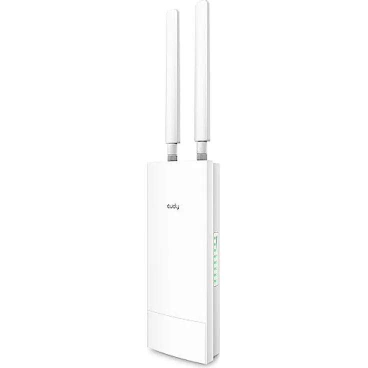 Cudy Unlocked Outdoor 4G LTE Cat 4 Modemrouter, AC1200 WLAN, IP65, abnehmbare Antennen, passiver PoE-Adapter, Mast- oder Wandmontage, DDNS, VPN, LT500 Outdoor