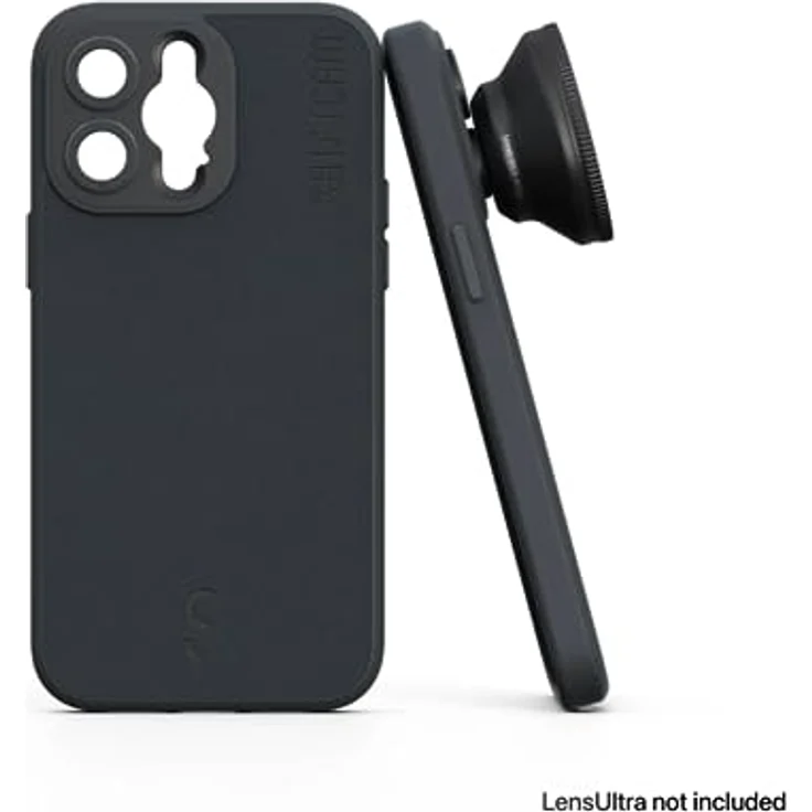 ShiftCam Back Cover LensUltra für iPhone 14, Smartphone Hülle mit Aluminium-Linsenhalterung und veganem Leder, Schwarz – Bild 2