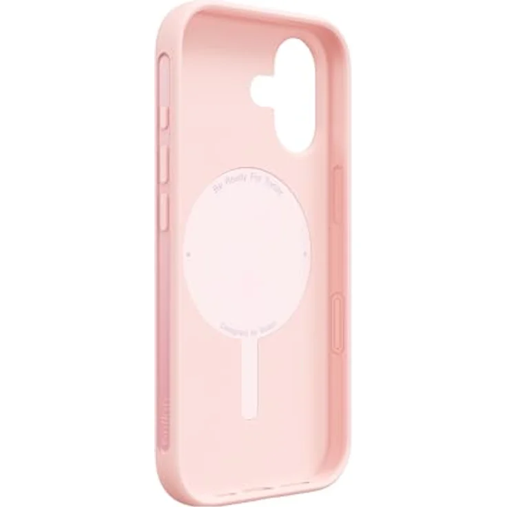 Belkin Protect magn. Schutzhülle iPhone 17, pink, stoßfest bis 4 Meter, zwei Schichten, kabelloses Laden, präzise Tastenabdeckung – Bild 4