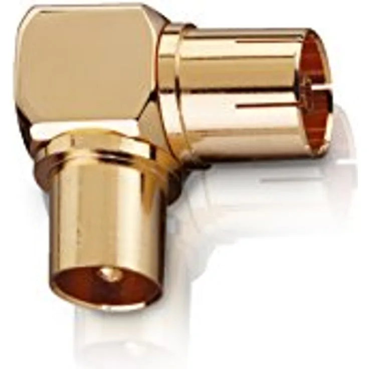 OEHLBACH Antenna AD 90, 90° Antennenkabel, 75 Ohm, FHD, mit goldenen Anschlüssen, 60 g