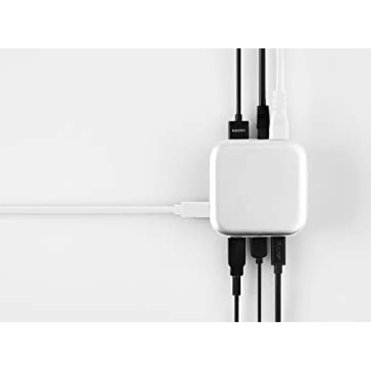 LMP PowerDock GaN Netzteil (100 W, USB-C Dock, 5 Ports, USB 2.0, HDMI 2.0, Gigabit Ethernet - 25186 (Weiß) – Bild 3